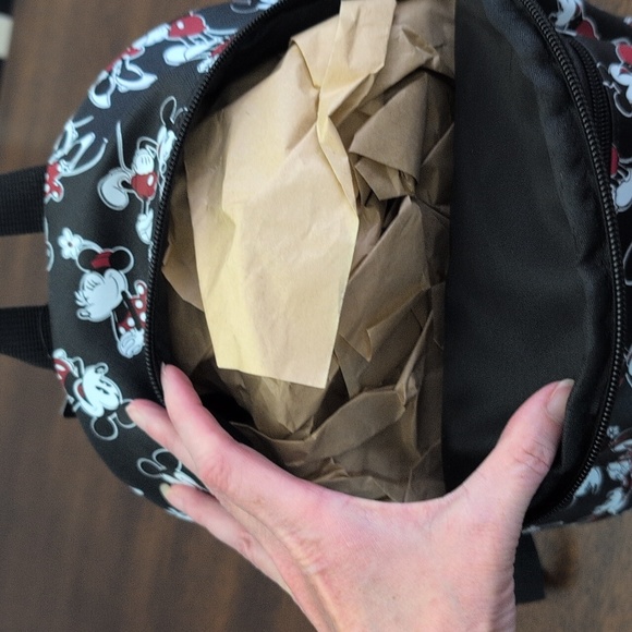 Bioworld Mickey And Minnie Allover Mini Backpack ❤️ - Picture 10 of 14